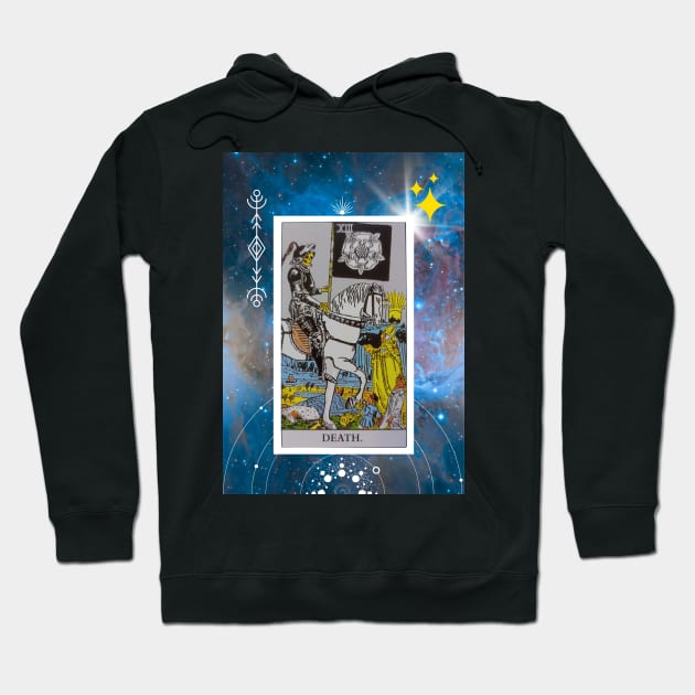 Death Tarot Card Hoodie by TheSoldierOfFortune